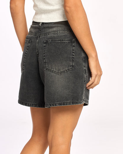 Bermuda Bronks Summer Denim Blasted Black