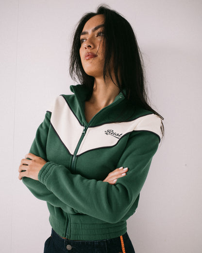 Canguro Fever Zip Through Fleece Green Bean
