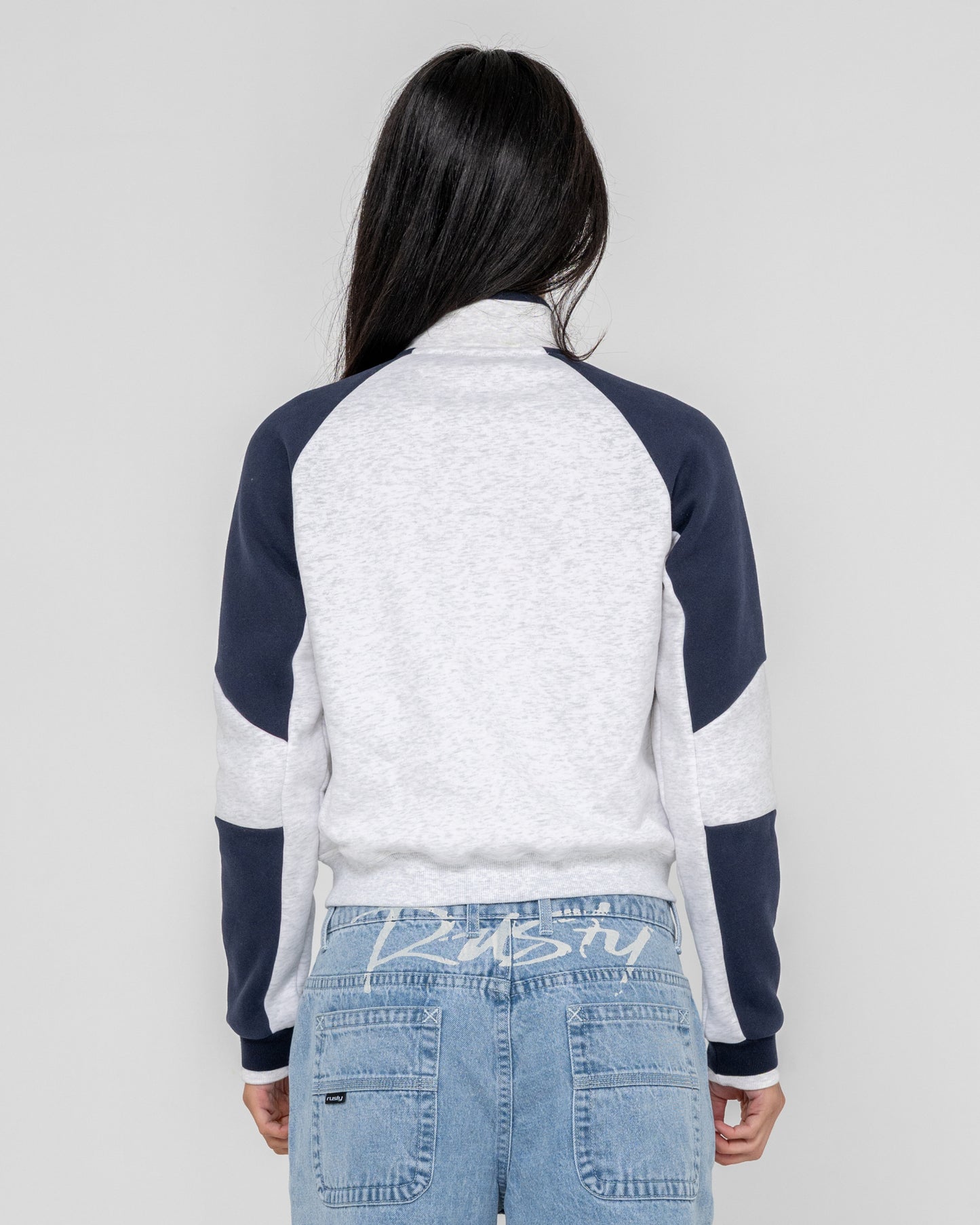 Canguro Rusty Day Dreamer Funnel Neck Fleece Ecru Marle