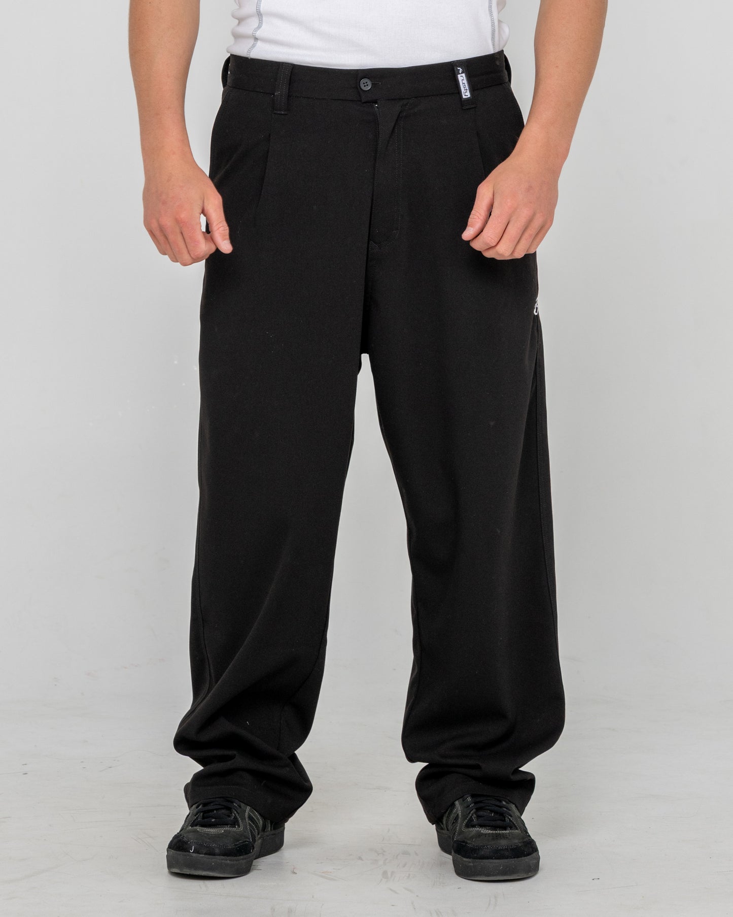 Pantalon Jasper Baggy Pleated Suit Black