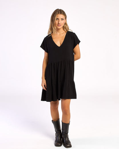 Vestido Tiered Black