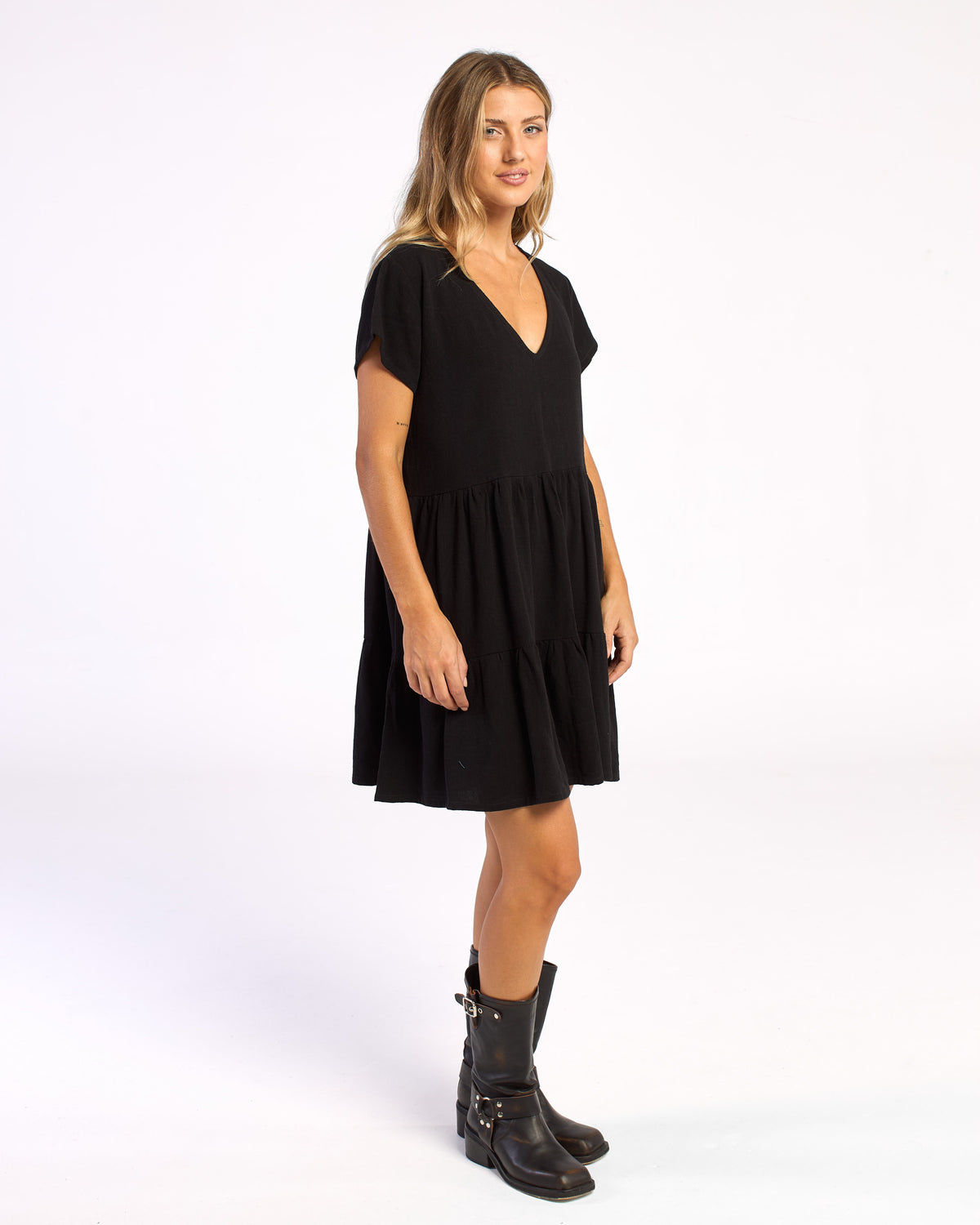 Vestido Tiered Black