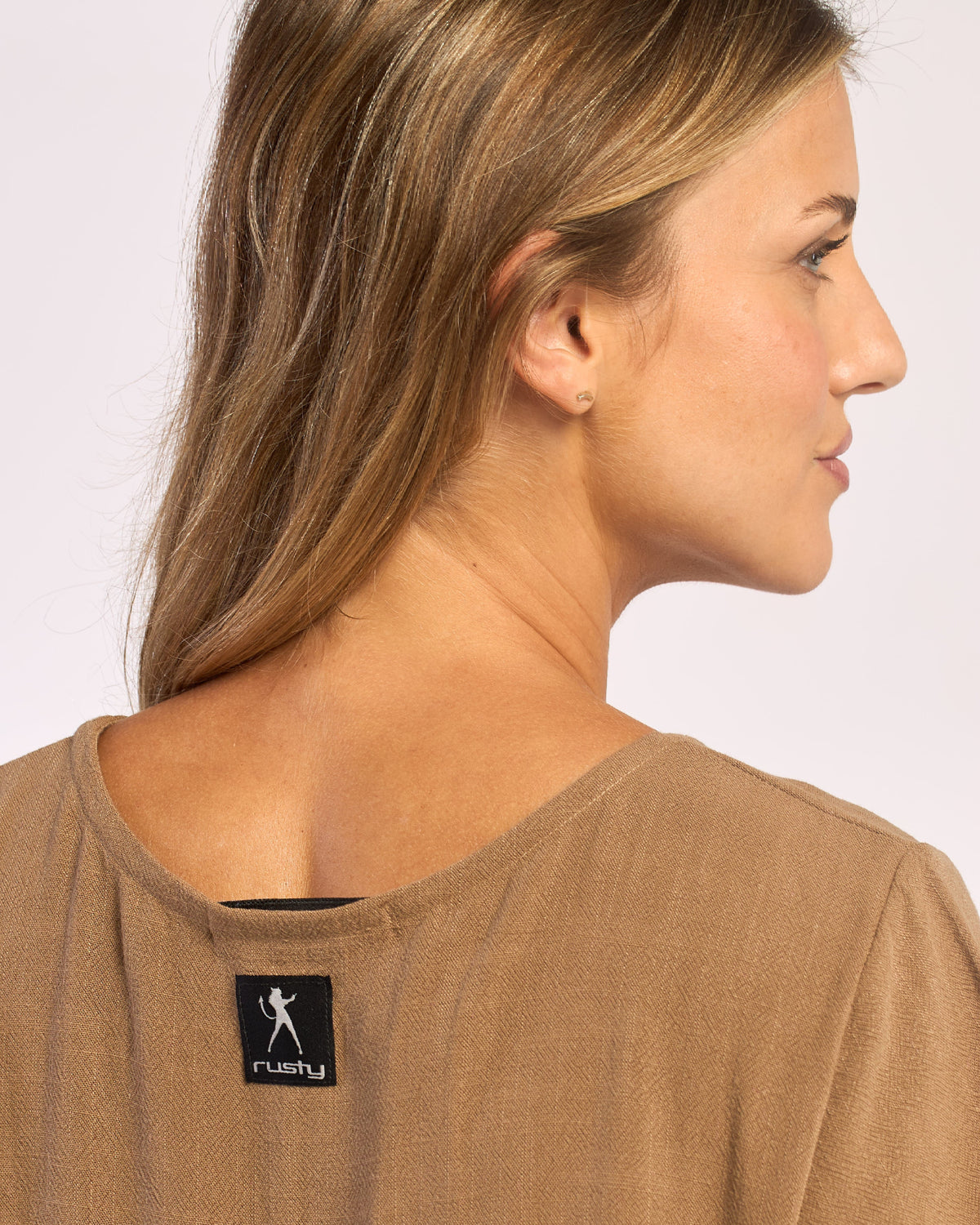 Vestido Tiered Toasted