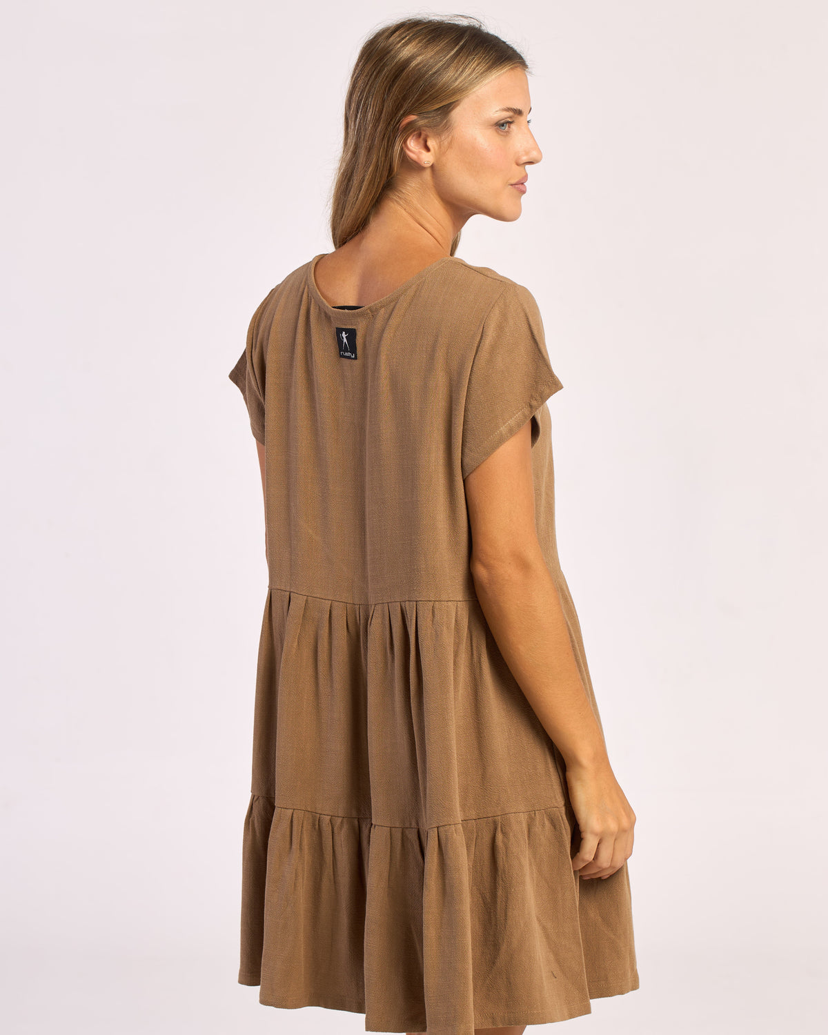 Vestido Tiered Toasted
