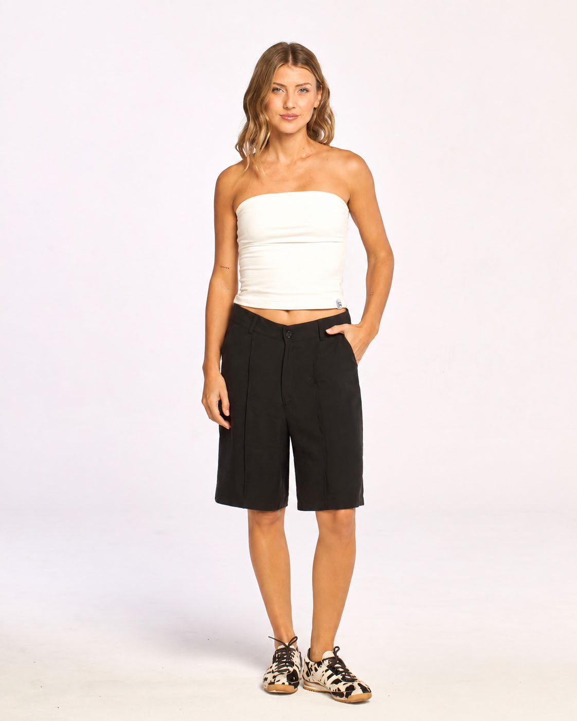 Short Urbano Urban Slab Loose Fit Jort Black