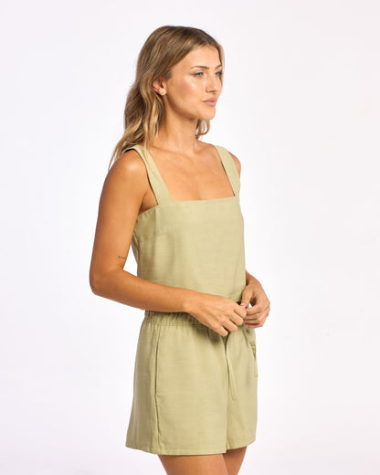 Fashion Top Byron Sleeveless Crop Top Kale