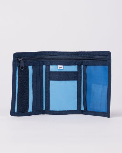 Billetera Academy Tri Fo Wallet Girls Retro Blue