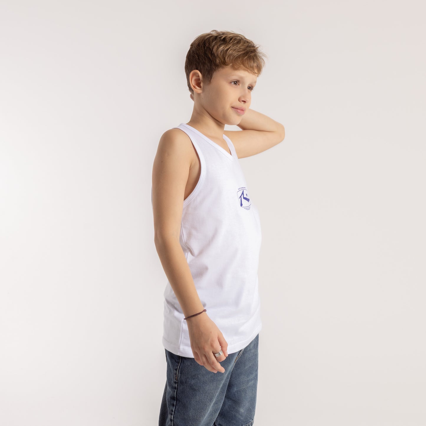 Musculosa Acid House Junior White