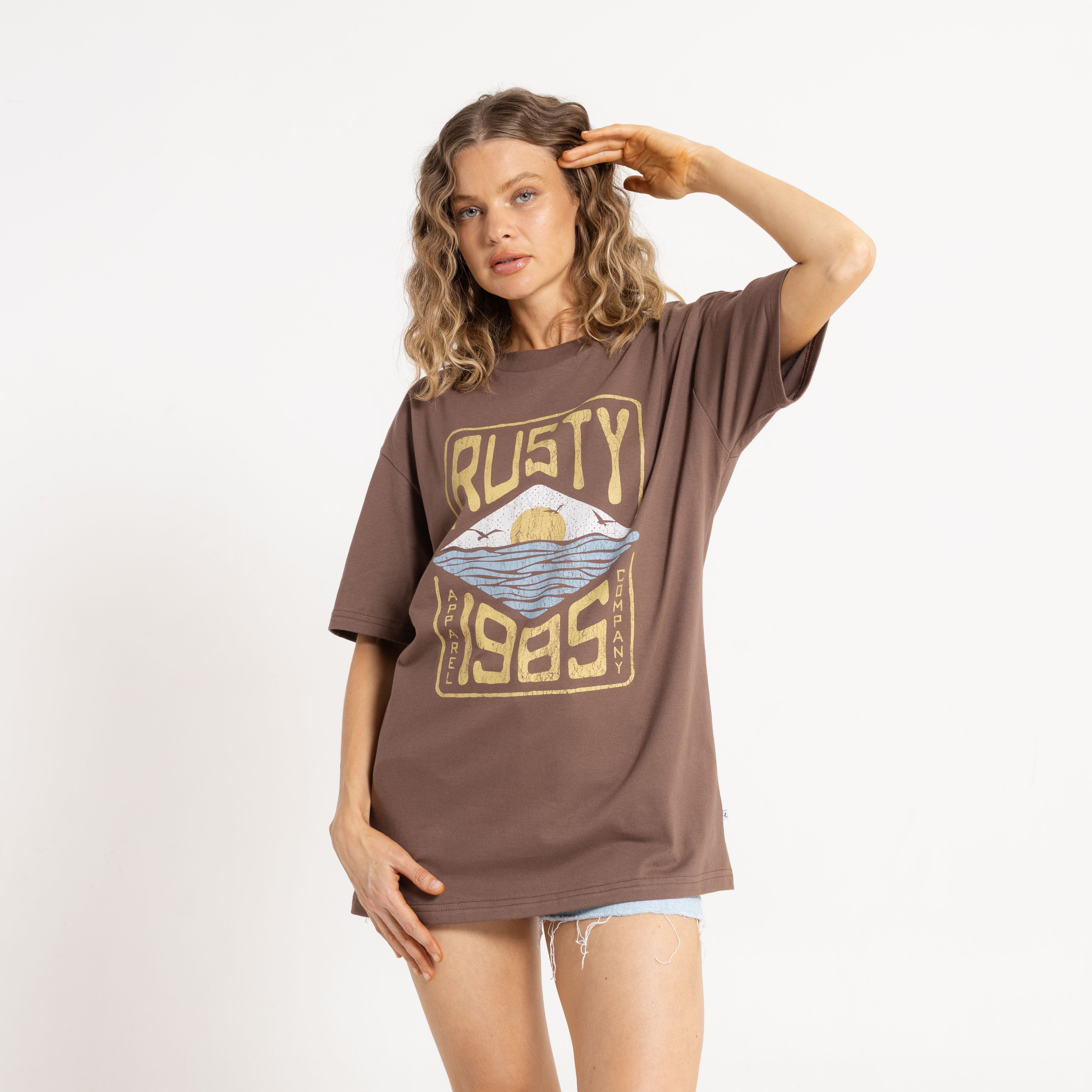 Remera All In A Dream Oversize Pinecone