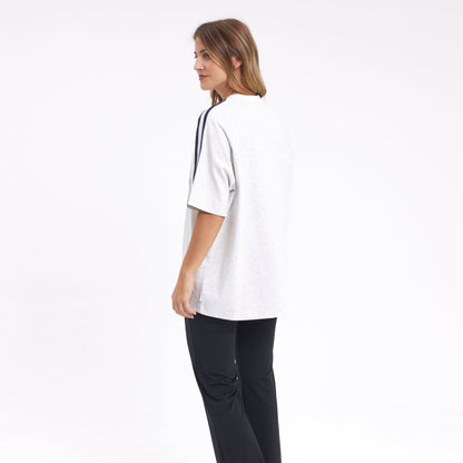 Remera All Saint Collegiate Oversize Grey Marle