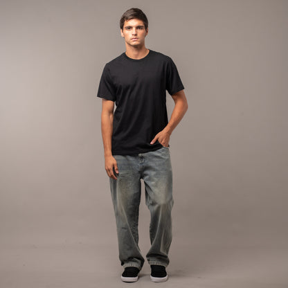 Remera Hombre Rusty Pack 2x1 All Night Blanco Y Negro