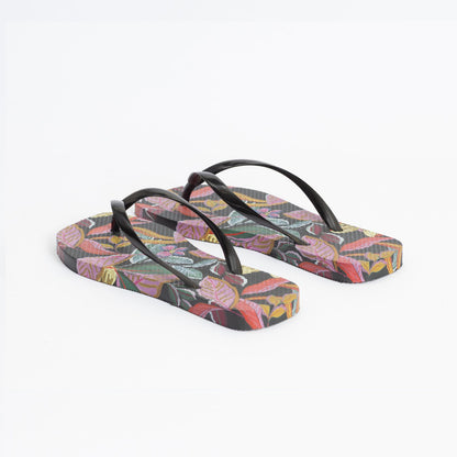 Ojotas Alyssa Square Sandal Black