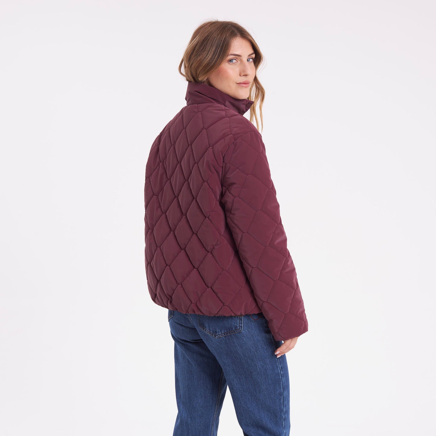 Campera Abrigo Angels Coat Burgundy