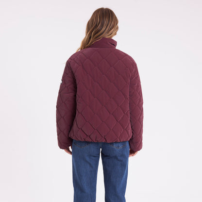 Campera Abrigo Angels Coat Burgundy