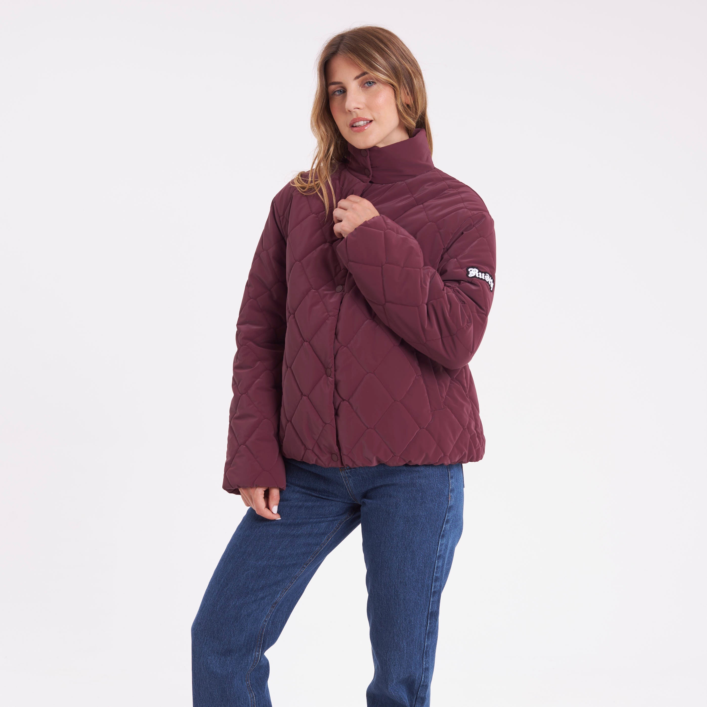 Campera Abrigo Angels Coat Burgundy
