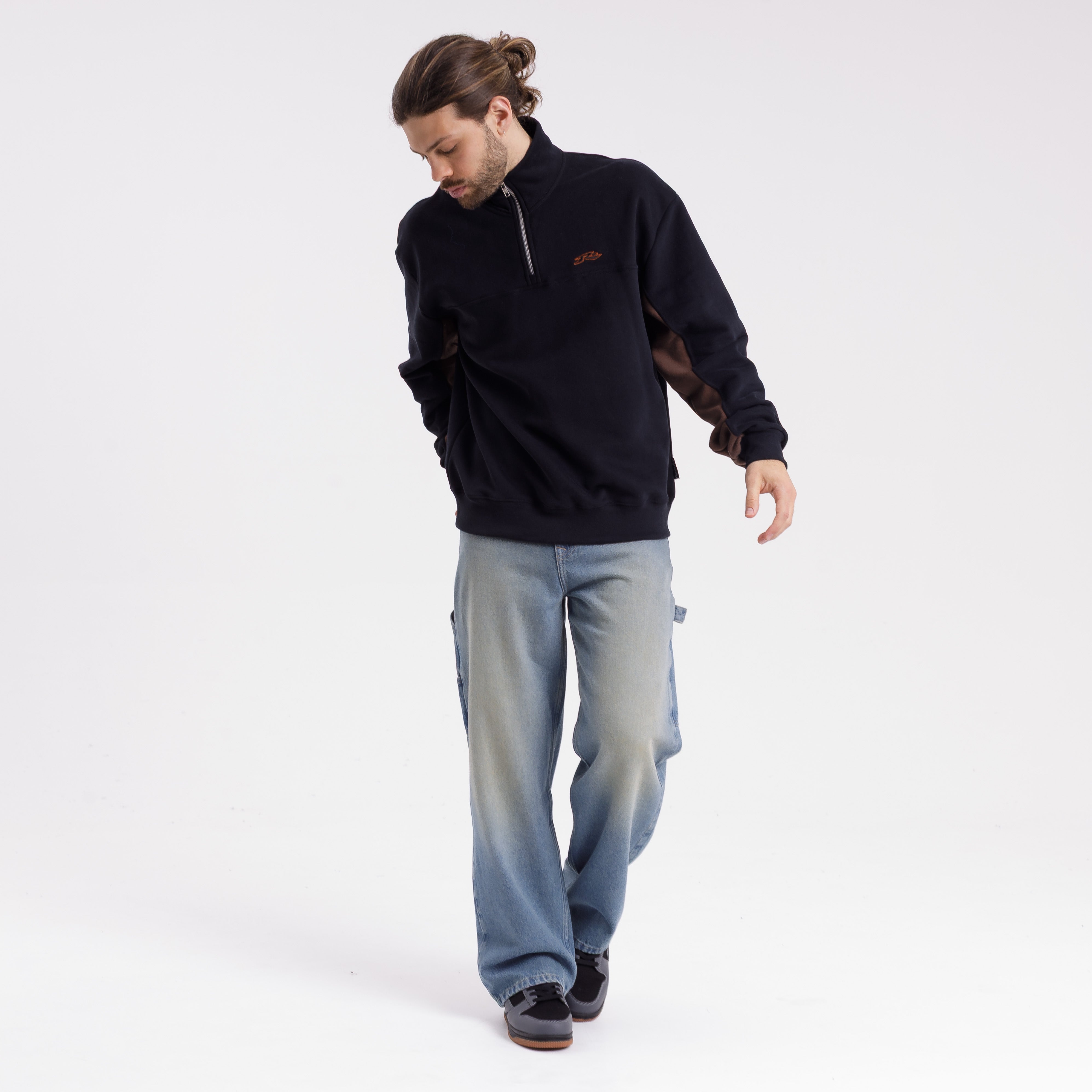 Buzo Baluba 1/4 Zip Black