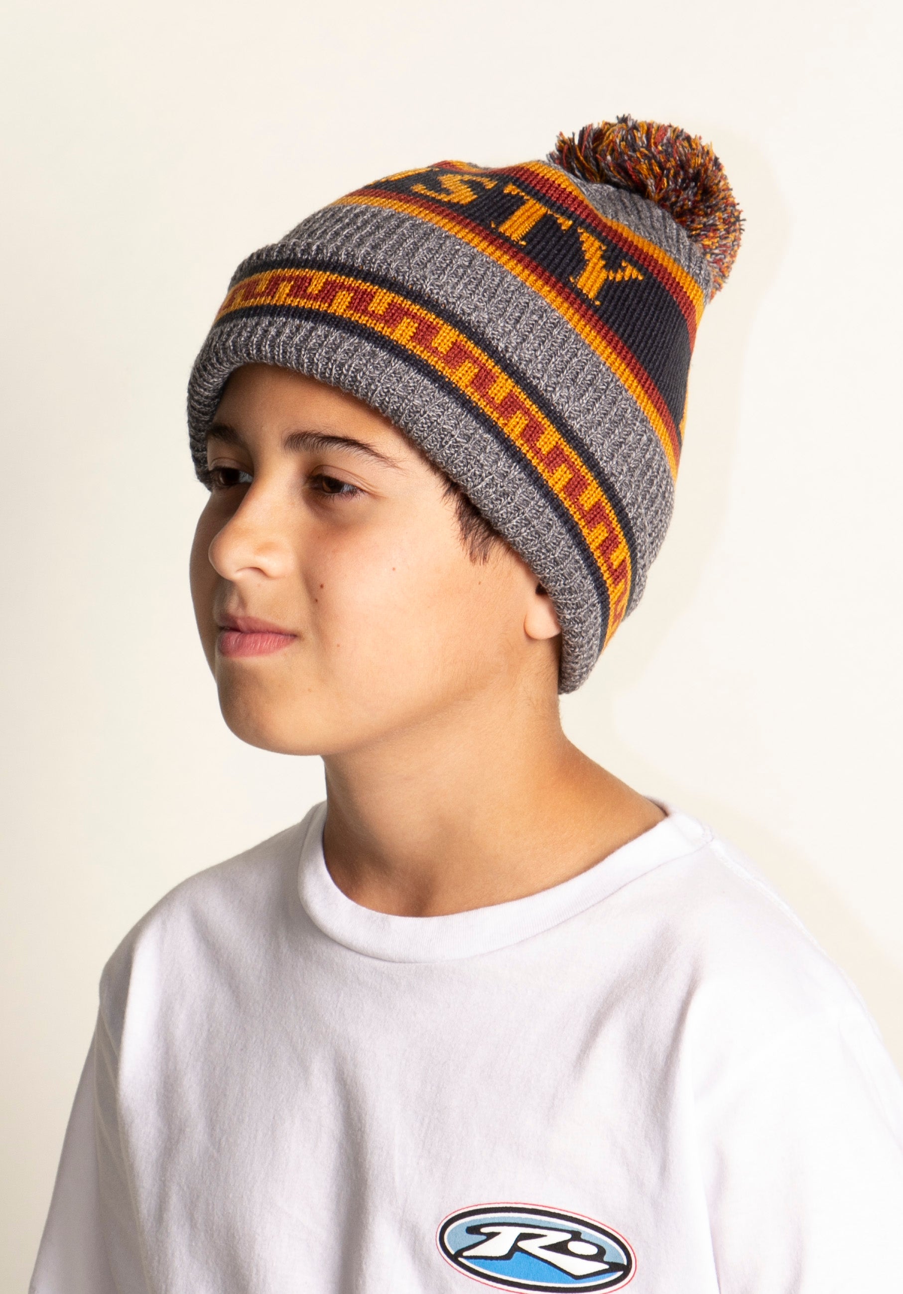 GORROS RUSTY BEACON BEANIE BOYS GREY MARLE
