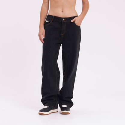 Jean Bethany Baggy Low Rise Black Out