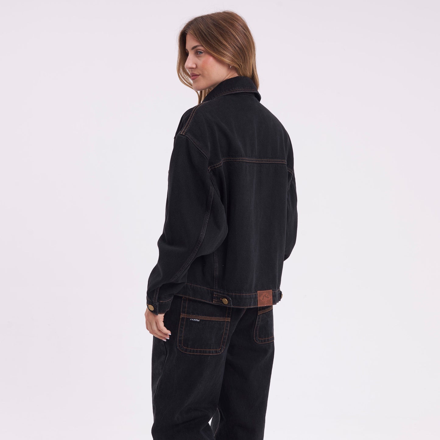 Campera Liviana Bethany Denim Black Out