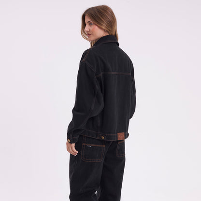 Campera Liviana Bethany Denim Black Out