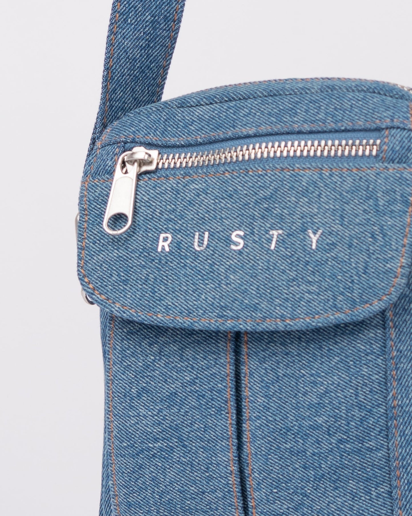 Bolso Dusk Denim Crossbody Bag Middy Blue
