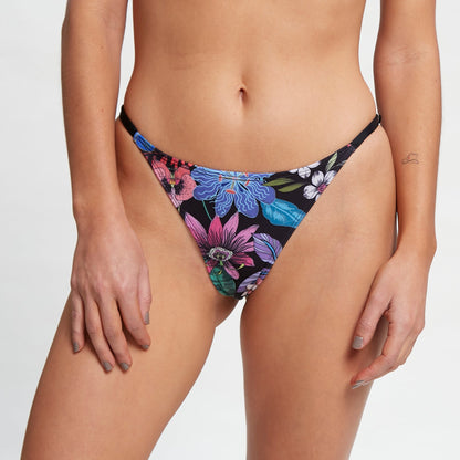 Bikini Beach Palm Midi Black