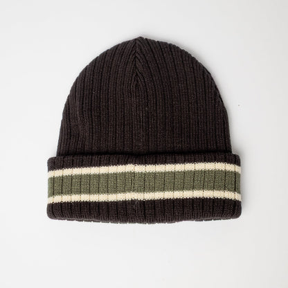 Gorro Lana Bones Reversible Black