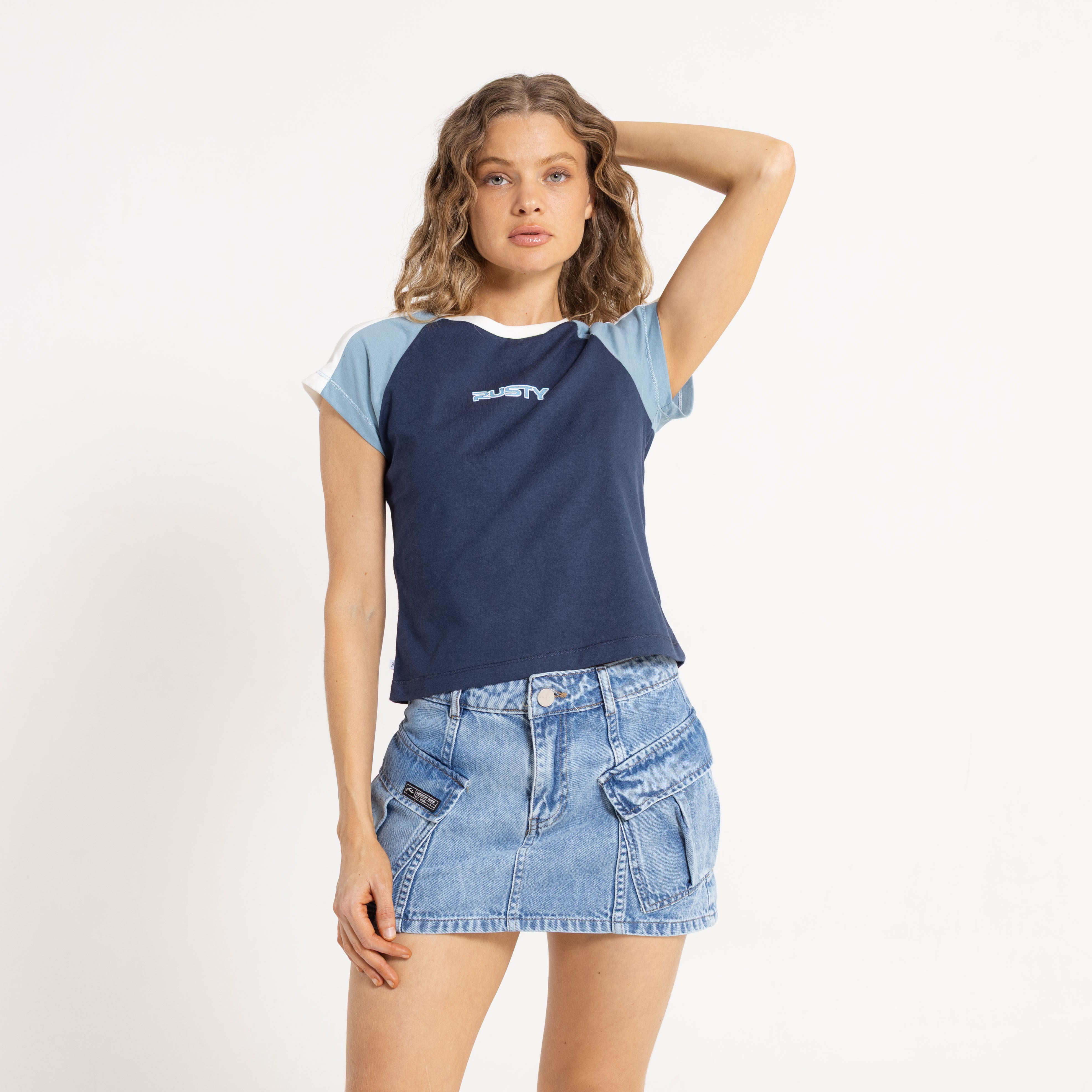 Remera Bradley MINI Sleeve Navy