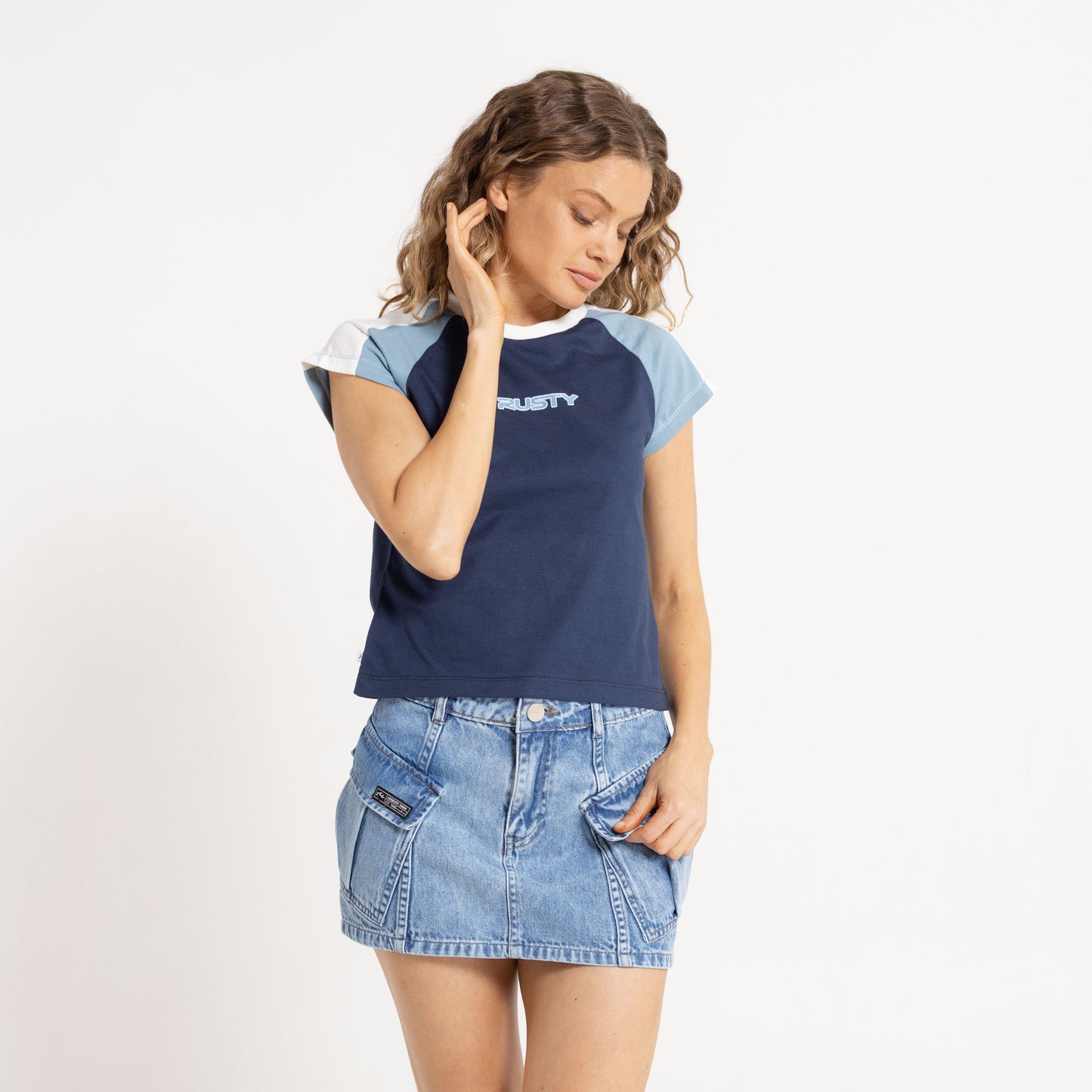 Remera Bradley MINI Sleeve Navy