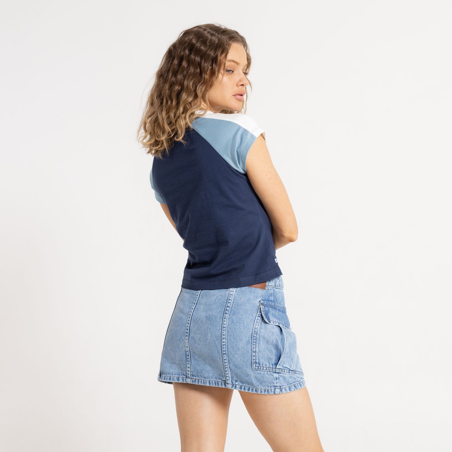 Remera Bradley MINI Sleeve Navy