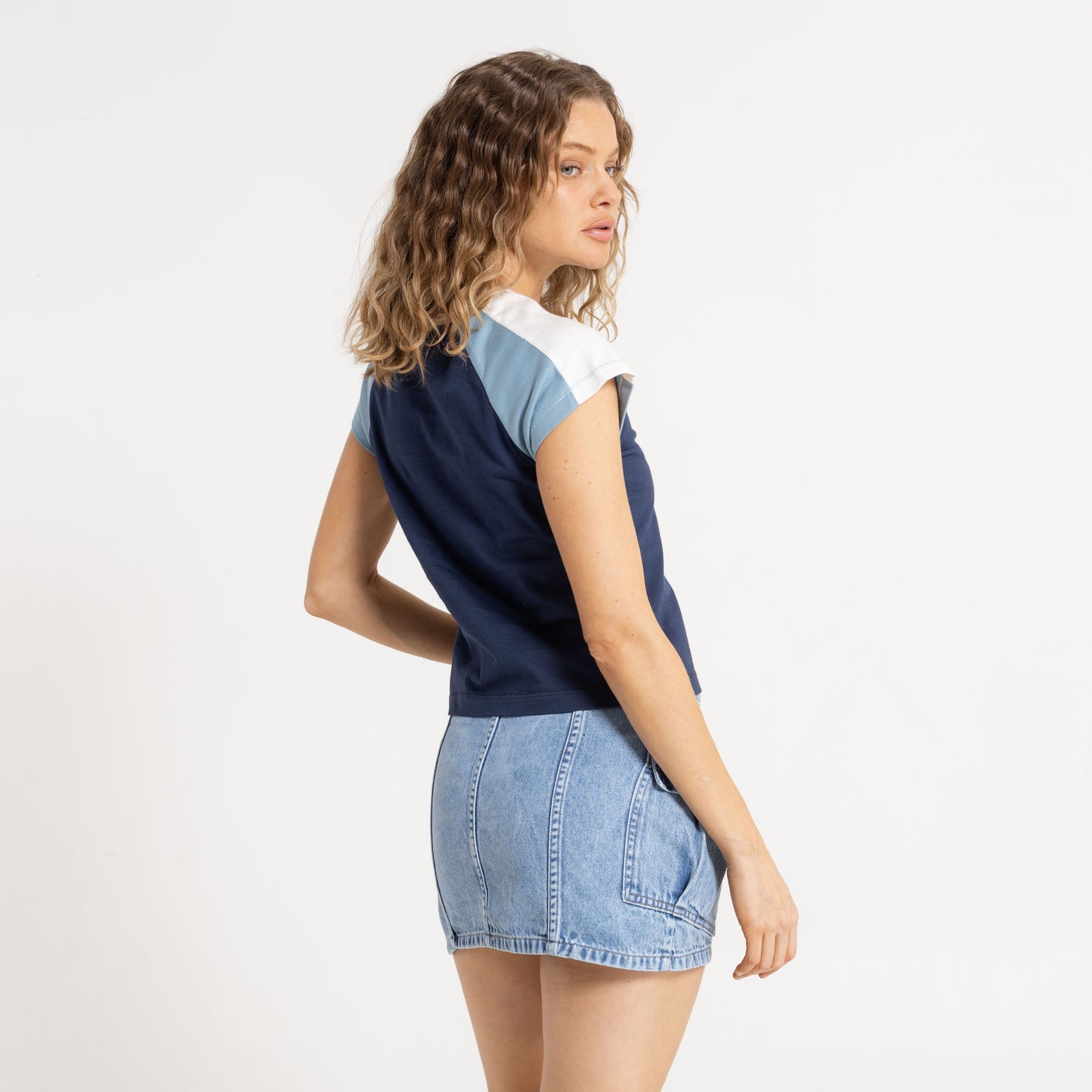 Remera Bradley MINI Sleeve Navy