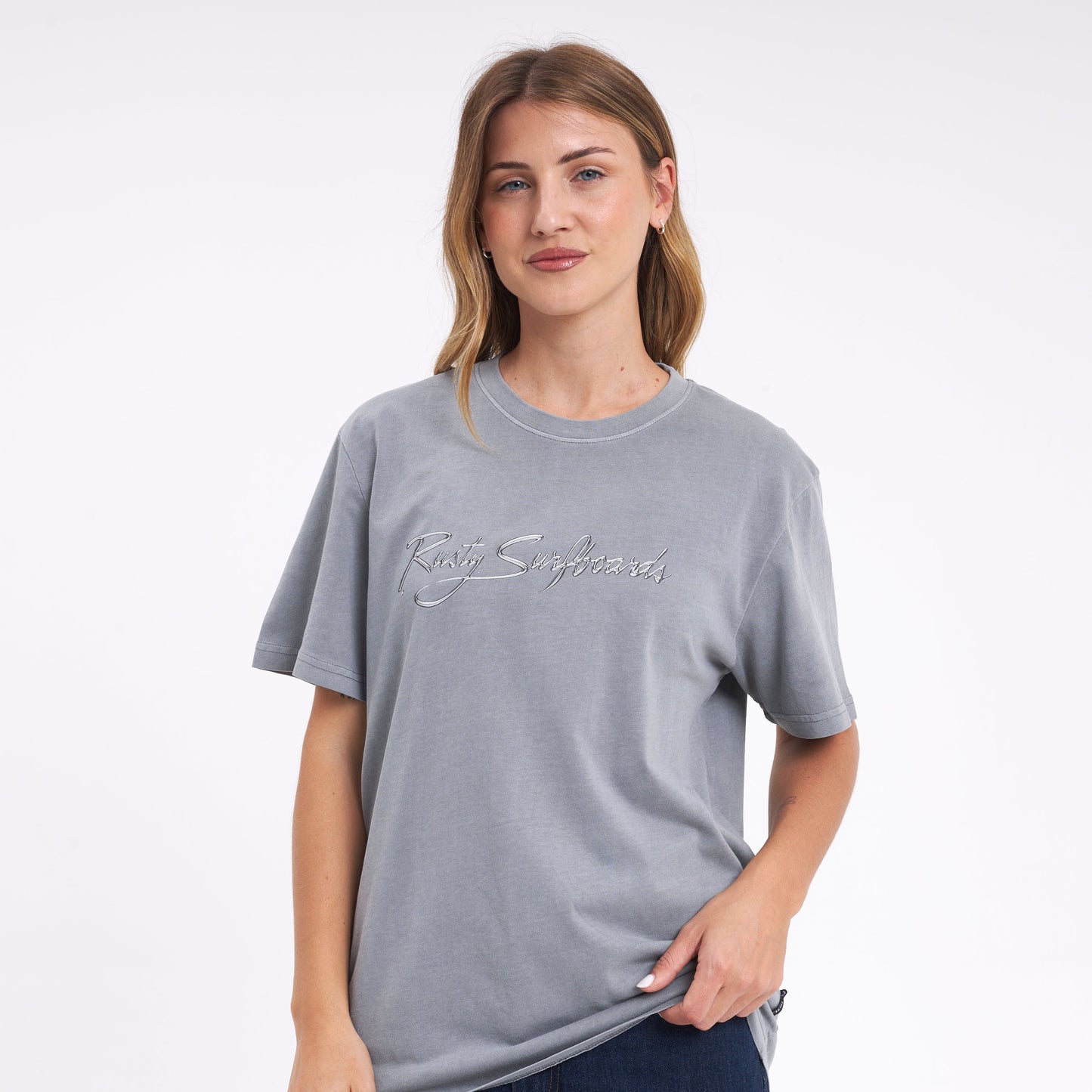Remera Bright Signature Grey