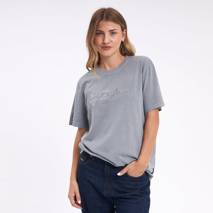Remera Bright Signature Grey