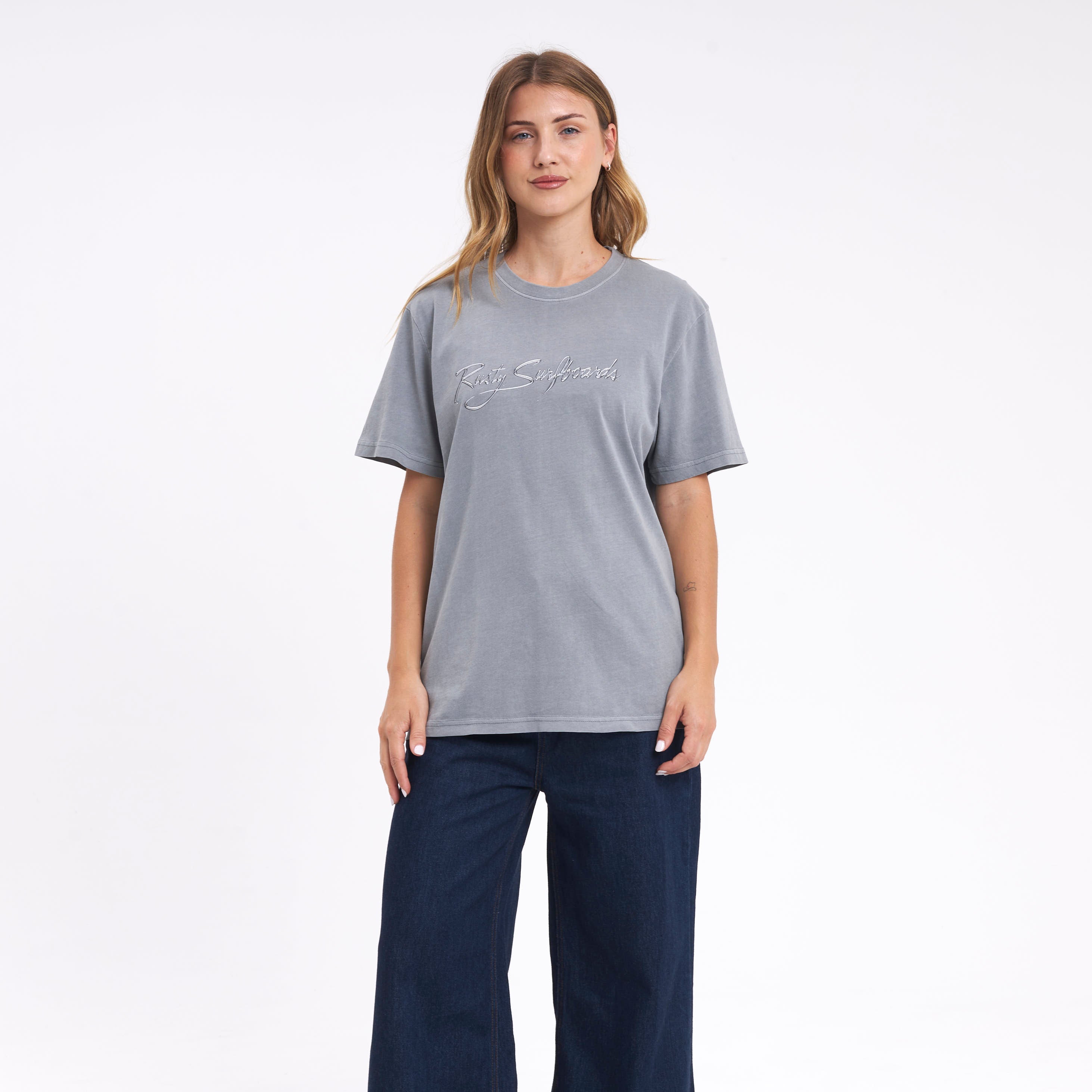 Remera Bright Signature Grey