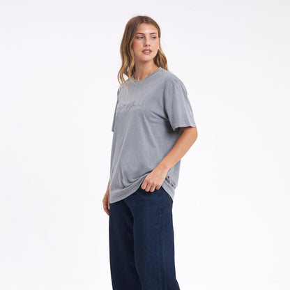 Remera Bright Signature Grey