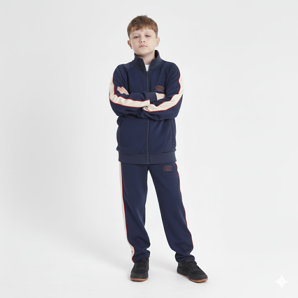Campera Canguro Lykke Zip Junior Navy