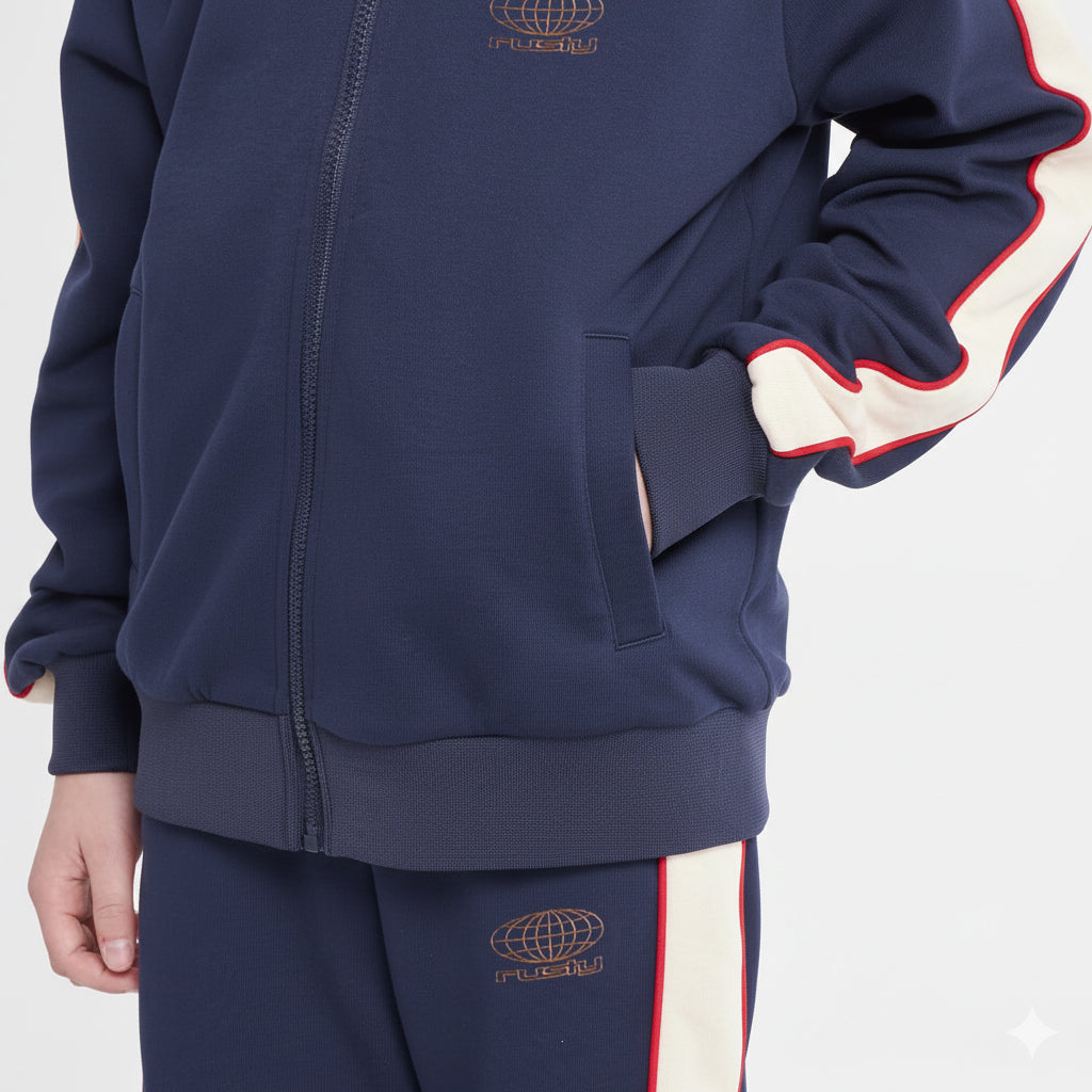 Campera Canguro Lykke Zip Junior Navy