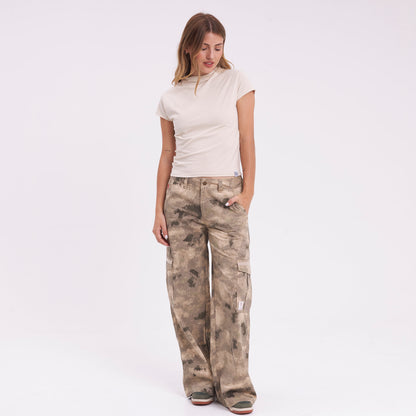 Pantalon Camoozy Low Rise Cargo Camo