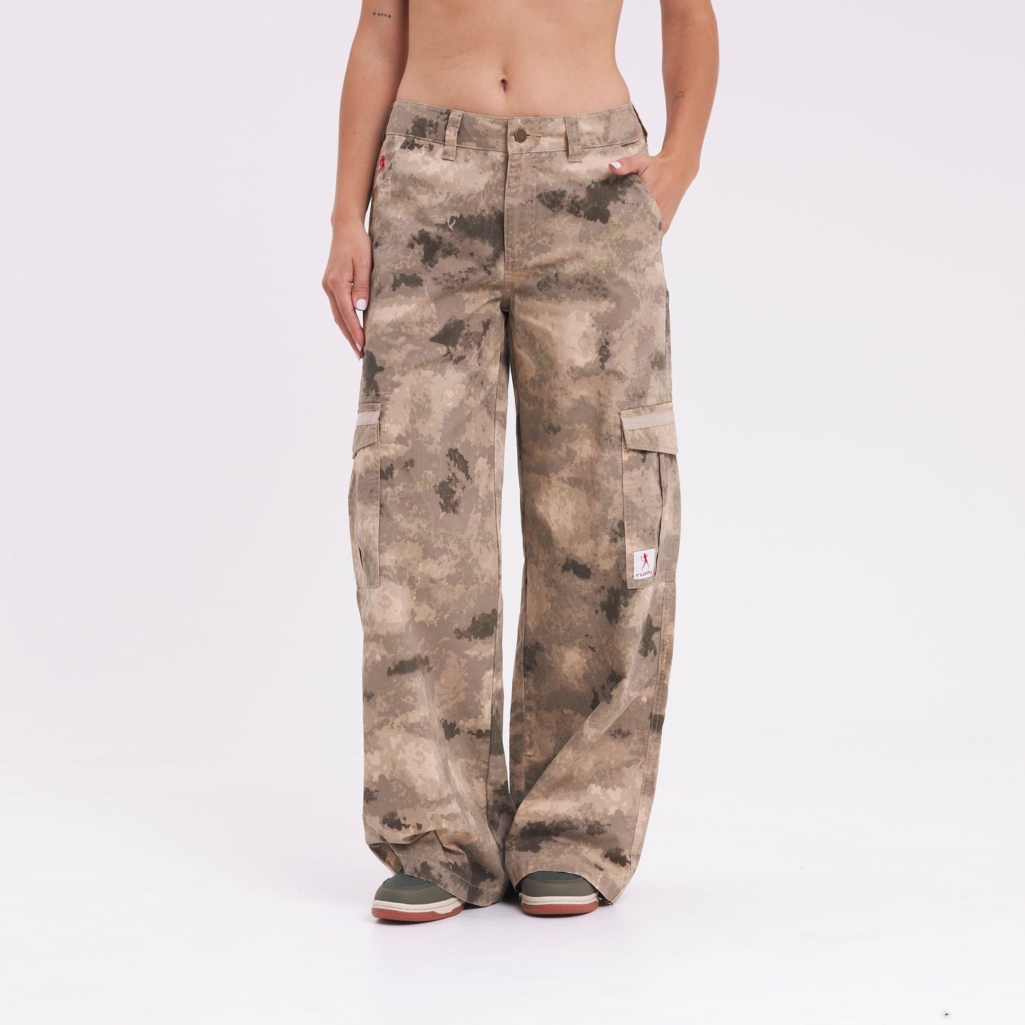 Pantalon Camoozy Low Rise Cargo Camo