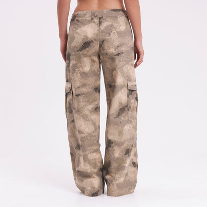 Pantalon Camoozy Low Rise Cargo Camo