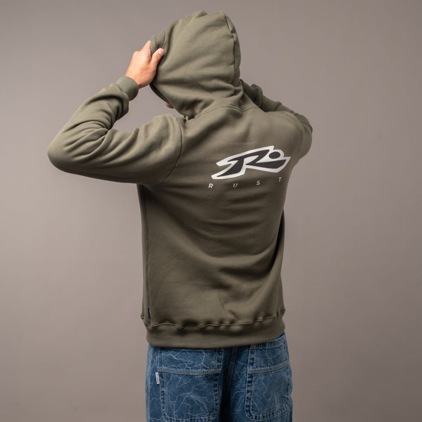 Campera Canguro Registered Megabig Military Green