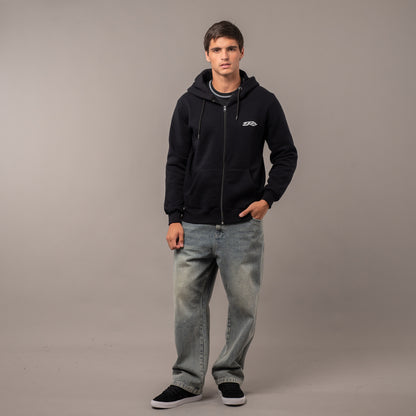 Campera Canguro Registered Black