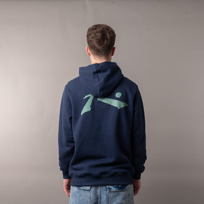 Campera Canguro Competition Navy/Green Gables