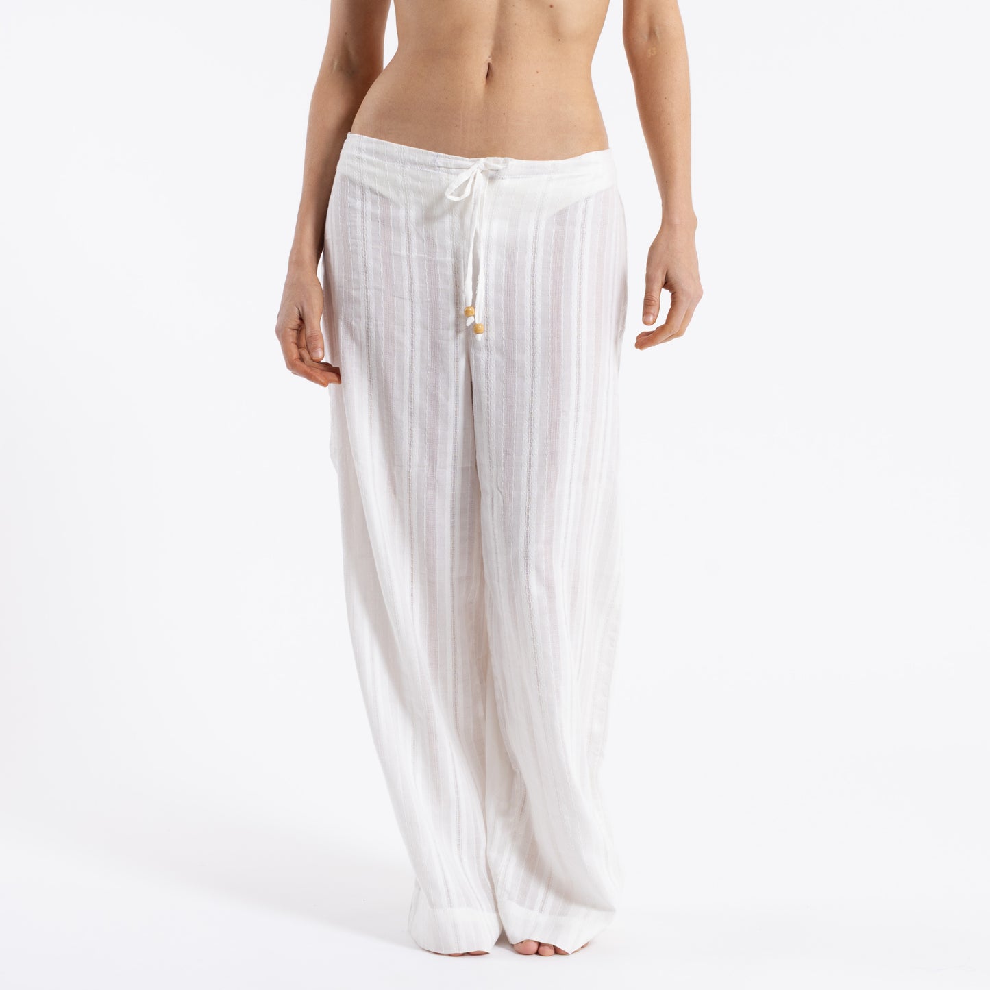 Pantalon Cici Sheer Beach Off White