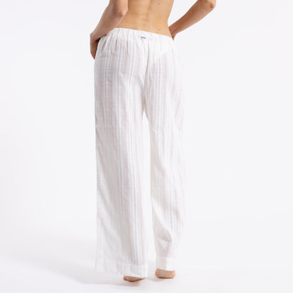Pantalon Cici Sheer Beach Off White