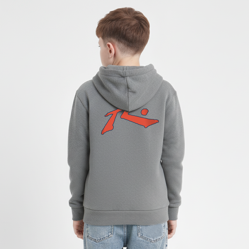 Campera Canguro Competition 2.0 Junior Grey M/Orange