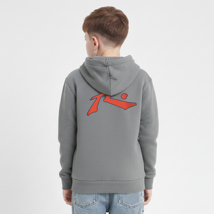 Campera Canguro Competition 2.0 Junior Grey M/Orange