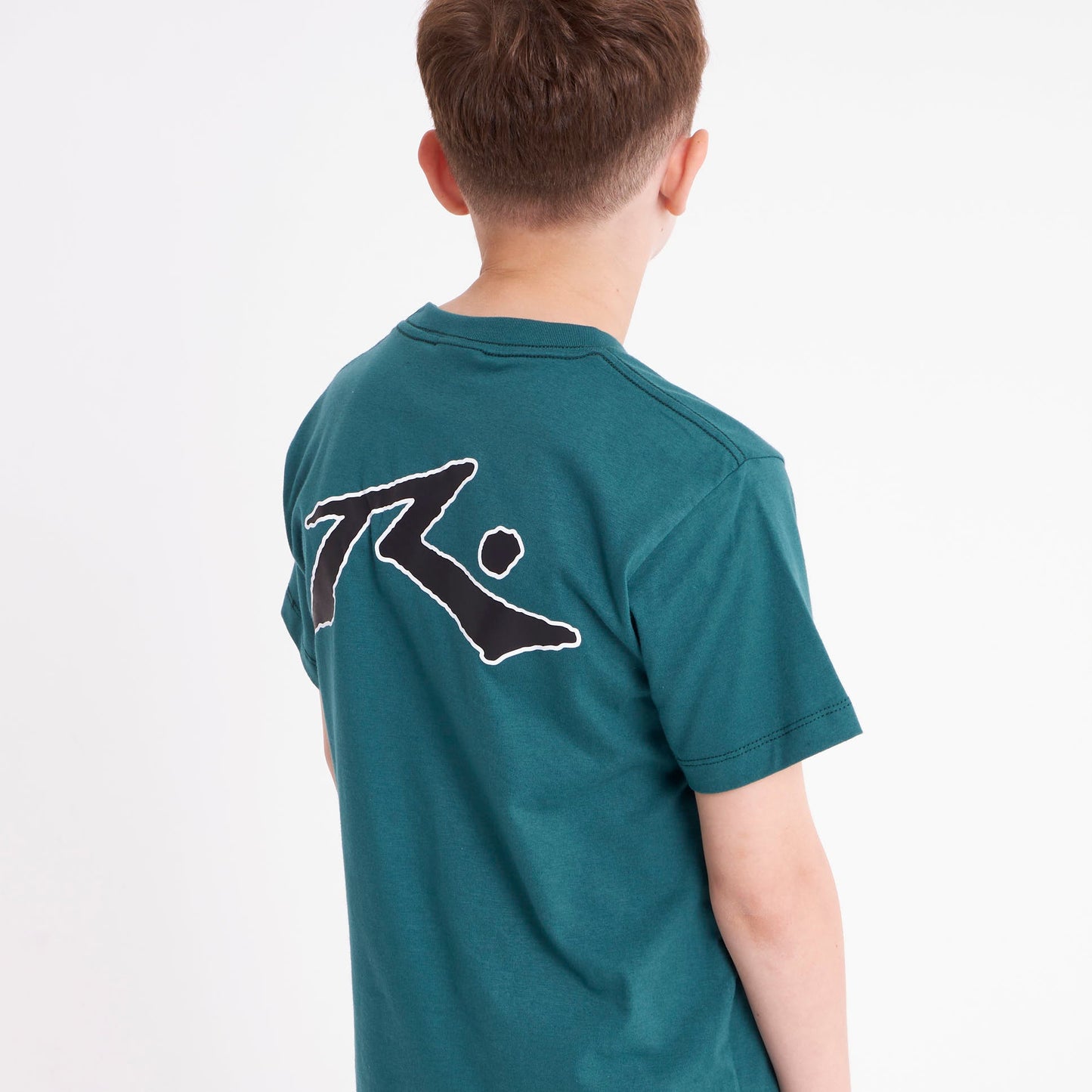 Remera Competition 2.0 Junior Green B/Black