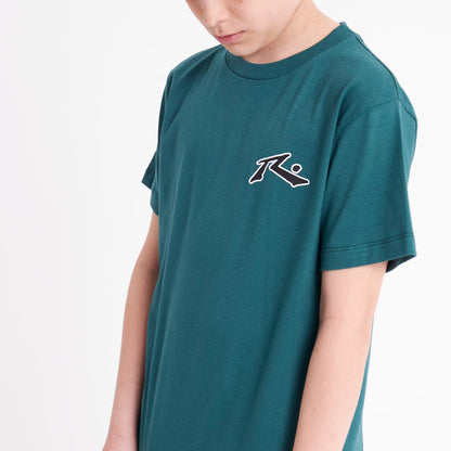 Remera Competition 2.0 Junior Green B/Black
