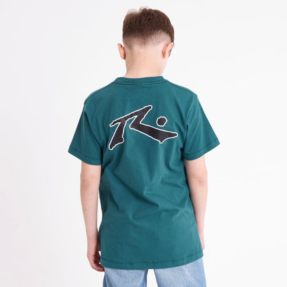 Remera Competition 2.0 Junior Green B/Black